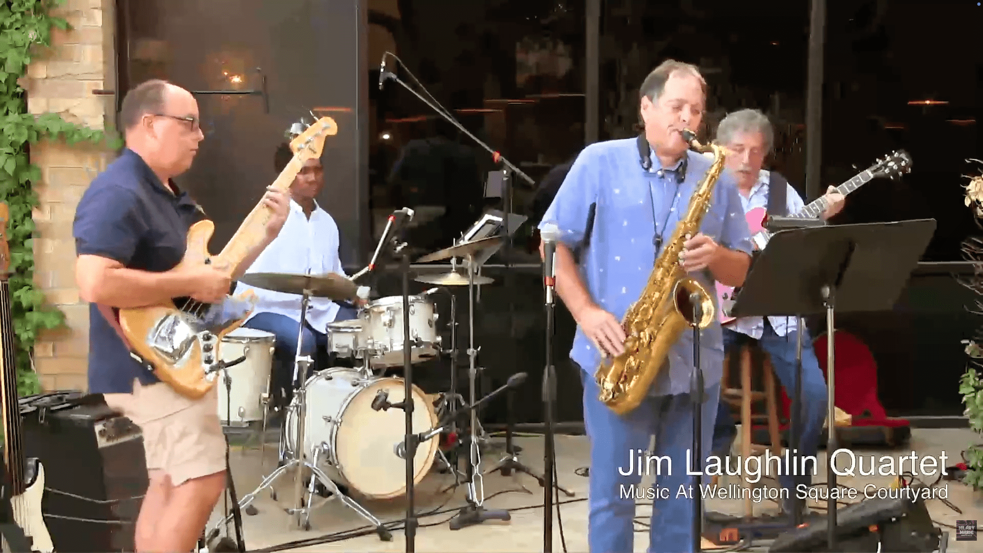 Jim Laughlin Quartet – Music at Wellington Square Courtyard – August 14