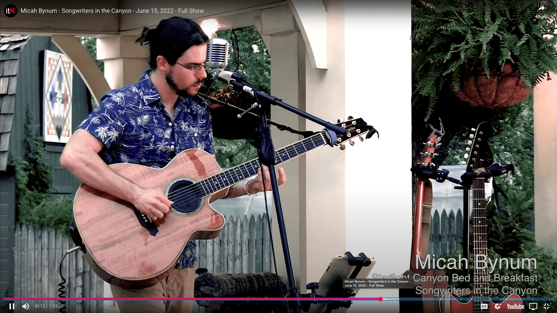 Micah Bynum – Songwriters in the Canyon – June 15, 2022 – Full Show