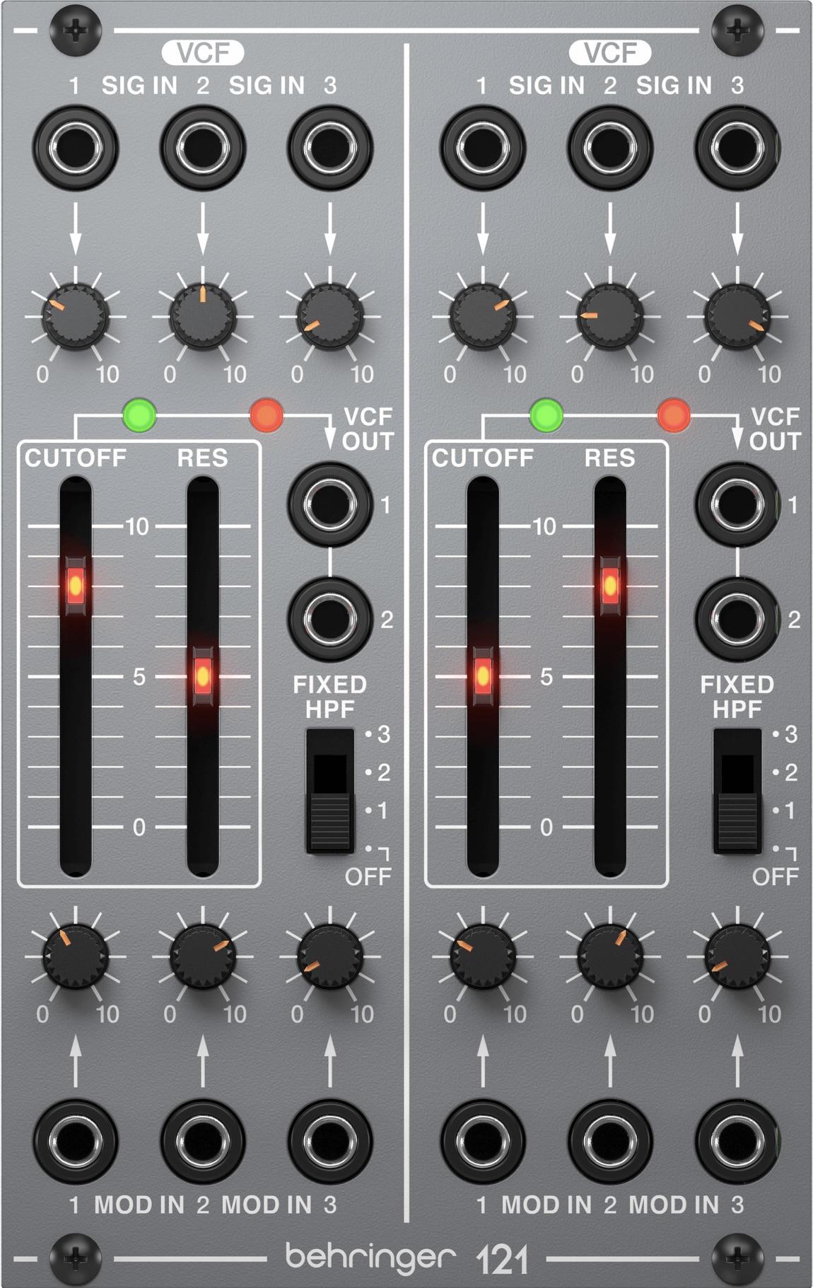 Behringer – 121 – Dual VCF – Notes