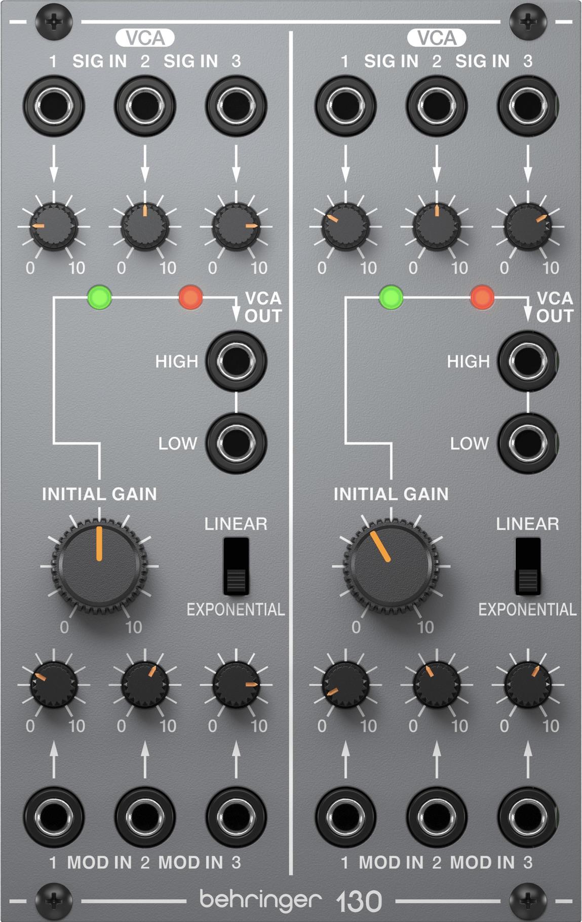 Behringer – 130-DUAL-VCA – Notes