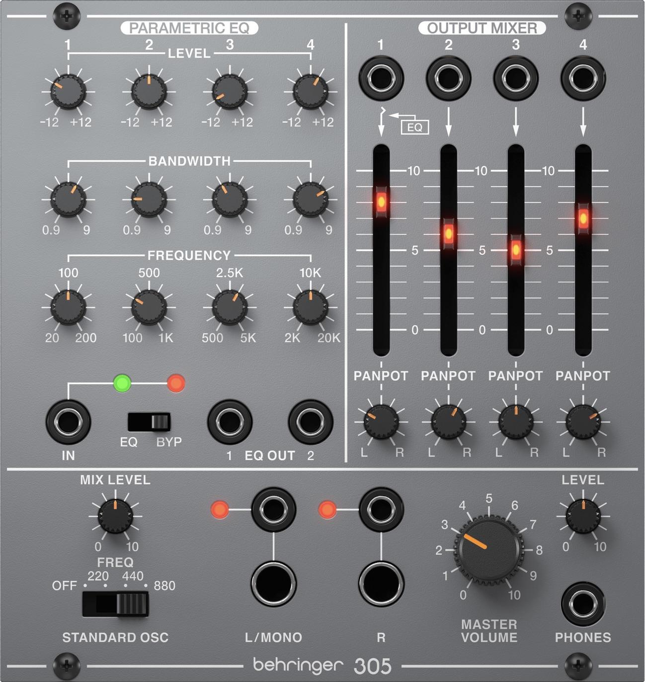Behringer-305-EQ-MIXER-OUTPUT